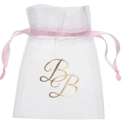 6 Sachets Dragées Rose & Or - Collection BB