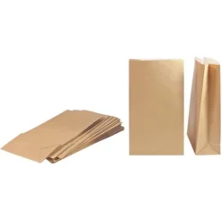 3 sachets en papier kraft - 16 x 26 x 8 cm