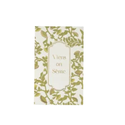 10 sachets en papier "Viens on sème" - 12 x 7,5 cm - Collection Botanica Verde