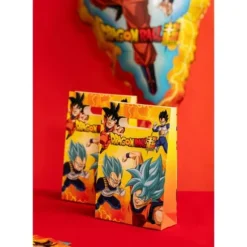 4 sachets en papier - 15,8 x 23,6 cm - Dragon Ball Super ®
