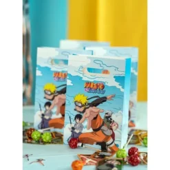 4 sachets en papier - 15,8 x 23,6 cm - Naruto Shippuden ®