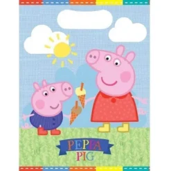 8 sachets en papier - 17 x 28 cm - Peppa Pig™