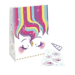 8 sachets en papier - 21 x 15 x 6 cm - Collection Dreams Licorne