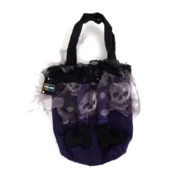 Sac à main "tête de mort" violet