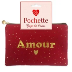 Sac Pochette - Amour - Saint-Valentin - Collection Chéri Chérie