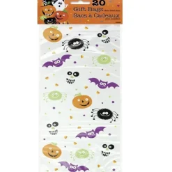 Sacs Cadeaux Petits Monstres Halloween Avec Attaches