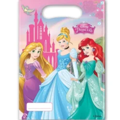 6 Sacs Cadeaux - Princesses Disney