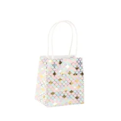 4 Sacs Cadeaux - Sirène Pastel et Or