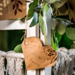 10 Sacs Cœurs - Parsemez l'Amour - Kraft et Cuivre
