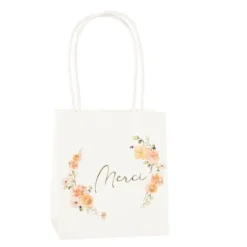 6 sacs "Merci" FSC® - 11 x 10 x 7 cm - Collection Peachy