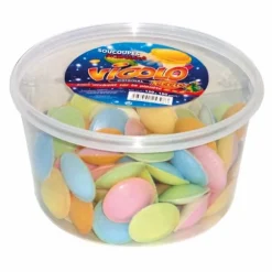 Seau de 100 bonbons - Soucoupe acidulées - VIGOLO - 130 g