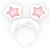 Serre-tête Anniversaire Adulte 40 ans - Rose et Blanc