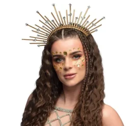 Serre-tête avec couronne "Apollo" pour festival