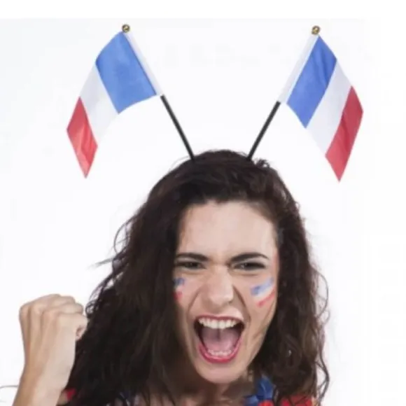 Serre-Tête avec Drapeaux français pour adulte
