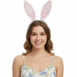 Serre-tête avec grandes oreilles de lapin
