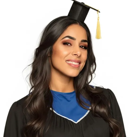 Serre-tête avec mini chapeau de diplômé