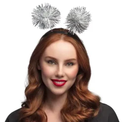 Serre-tête avec pompons pour réveillon du Nouvel An - Couleur au choix