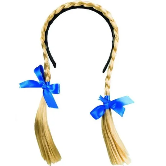 Serre-Tête Oktoberfest - Tresses Blondes d'Heidi