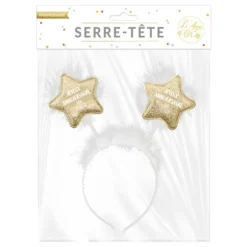 Serre-tête à étoiles pour anniversaire - Joyeux Anniversaire