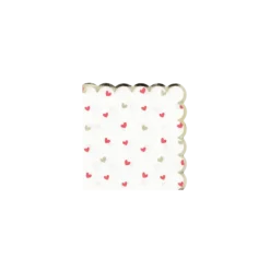 20 serviettes cocktail en papier - 24 x 24 cm - Collection Lovely Time
