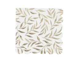 20 serviettes cocktail en papier - 24 x 24 cm - Collection Jolis Brins - Couleur au choix