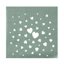 12 serviettes cocktail en papier - 25 x 25 cm - Collection Délice - Couleur au choix