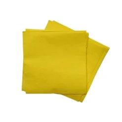 25 serviettes cocktail en papier - 21 x 21 cm - Couleur au choix