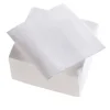 50 serviettes cocktail micro-gaufrées en ouate de cellulose - 25 x 24 cm - Couleur Blanc