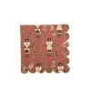 16 Serviettes - Collection Casse-Noisette Bordeaux