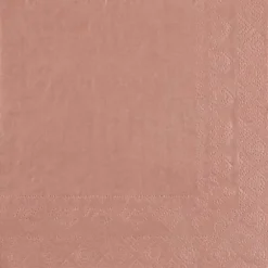 25 serviettes Crystal Rainbow - 33 x 33 cm - Couleur au choix