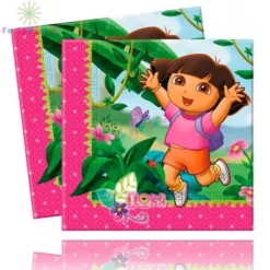 Serviettes Dora l'Exploratrice