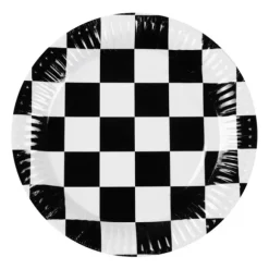 10 serviettes en carton - Diamètre 23 cm - Collection Racing