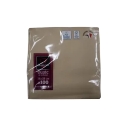 100 serviettes en ouate de cellulose - 38 x 38 cm - Rose Pastel