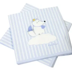 20 Serviettes en Papier - Baby Shower - Renard Bleu