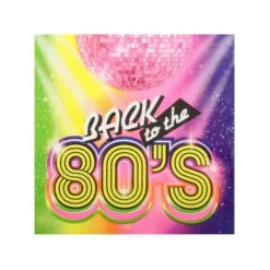 20 Serviettes en papier - Back to the 80's