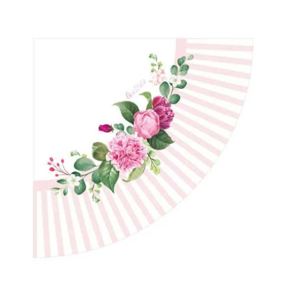 16 Serviettes en papier - Floral Pink