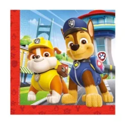 20 serviettes en papier FSC® - 33 x 33 cm - Paw Patrol : La Pat' Patrouille™ Rescue Heroes