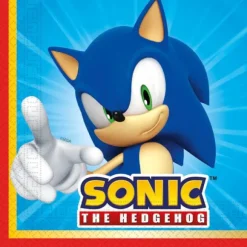 20 serviettes en papier FSC® - 33 x 33 cm - Sonic the Hedgehog™