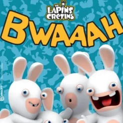 20 Serviettes en Papier - Lapins Crétins - Bwaaah