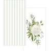 16 serviettes en papier - 2 motifs - Floral White