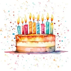20 serviettes en papier - 33 x 33 cm - Atelier "Cake Party"