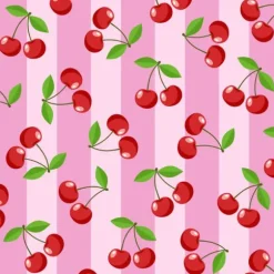 20 serviettes en papier - 33 x 33 cm - Atelier "Cerises"