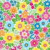 20 serviettes en papier - 33 x 33 cm - Atelier "Jardin de Lena Multicolore"
