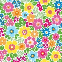 20 serviettes en papier - 33 x 33 cm - Atelier "Jardin de Lena Multicolore"