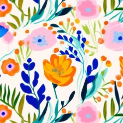 20 serviettes en papier - 33 x 33 cm - Atelier "Flower Painting"