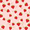 20 serviettes en papier - 33 x 33 cm - Atelier "Fraises"