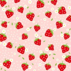20 serviettes en papier - 33 x 33 cm - Atelier "Fraises"