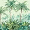 20 serviettes en papier - 33 x 33 cm - Avant-garde "Palm Island" - Couleur au choix