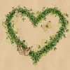 20 serviettes en papier - 33 x 33 cm - By Nature "Green Dream"