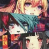 20 serviettes en papier - 33 x 33 cm - Collection Manga